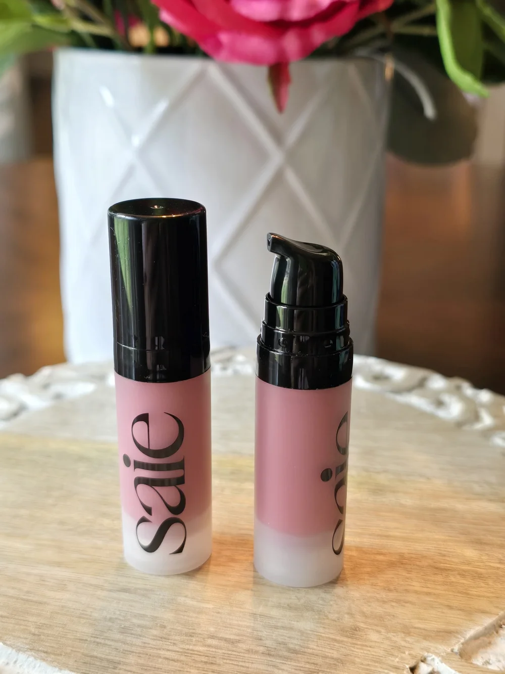 Saie Dew Blush Liquid Cream Blush - Shade CHILLY - Sample Size 5ml